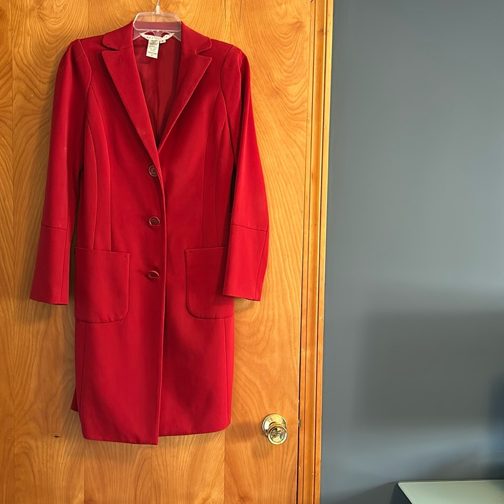 Max Studio Women’s Long Jacket, Size 4, Made in Korea